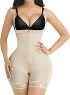SHAPELLX Fajas Colombianas Shapewear for Women Tummy Control Plus Size Postpartum Body Shaper Butt Lifting Bodysuit