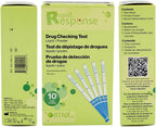 Rapid Response Benzodiazepine Test Strip Drug Checking Test for Liquid and Powder Substances, Quick Results in Minutes, Easy to Use, High Sensitivity - 10 Tests