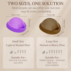 YTYOMUR Menstrual Cups and Discs Reusable