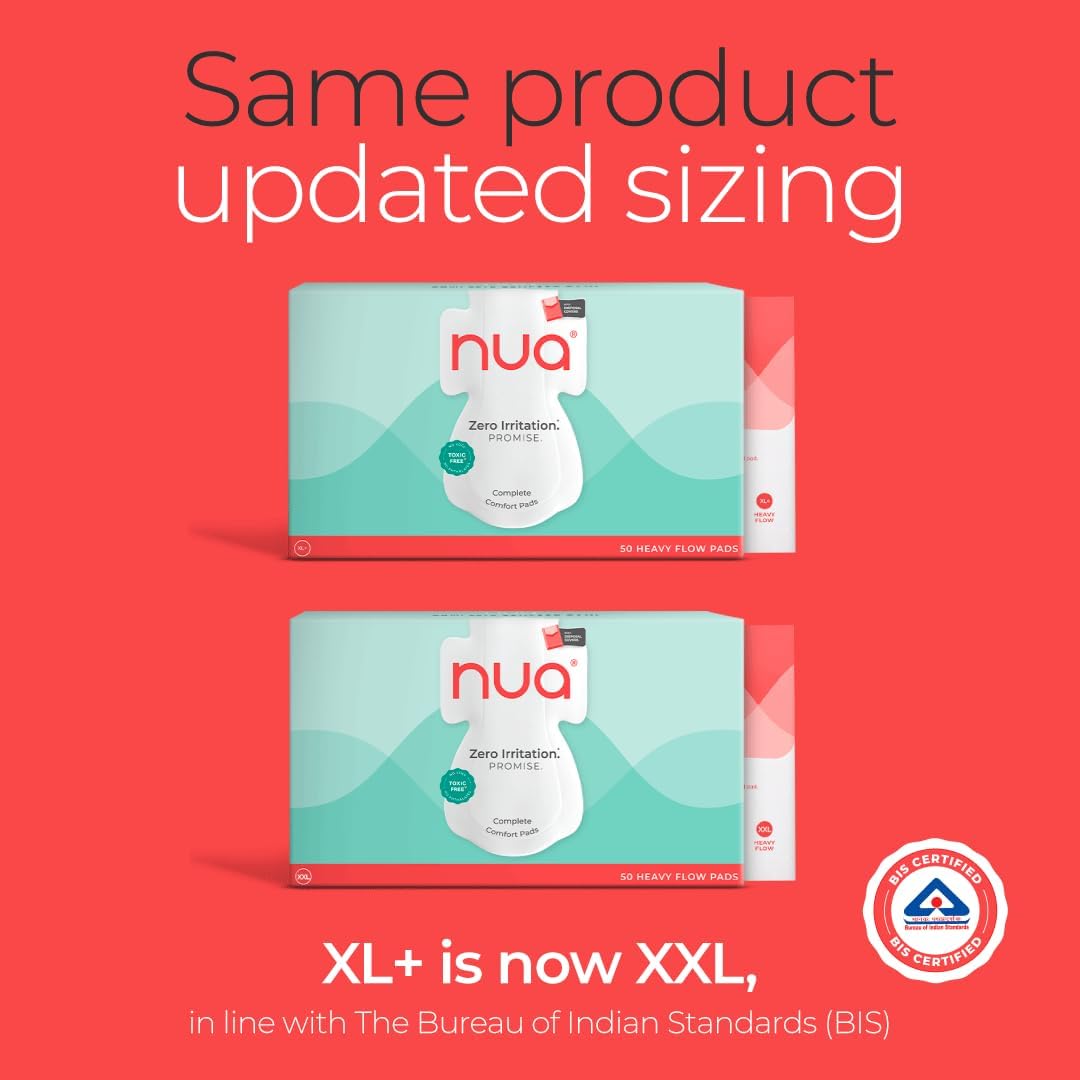 XL+ Sanitary Pads Disposable Fragrance-Free