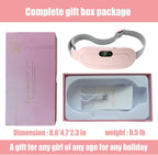 Heating Pad for Period Cramps, Three-Speed Adjustment?Portable Cordless Rechargeable Heating Pad for Menstrual Pain Relief Electric Heat Belt,Gifts for Her Women Girl Wife (Pink)