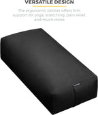 Firm Large Yoga Bolster, 24x12x6in