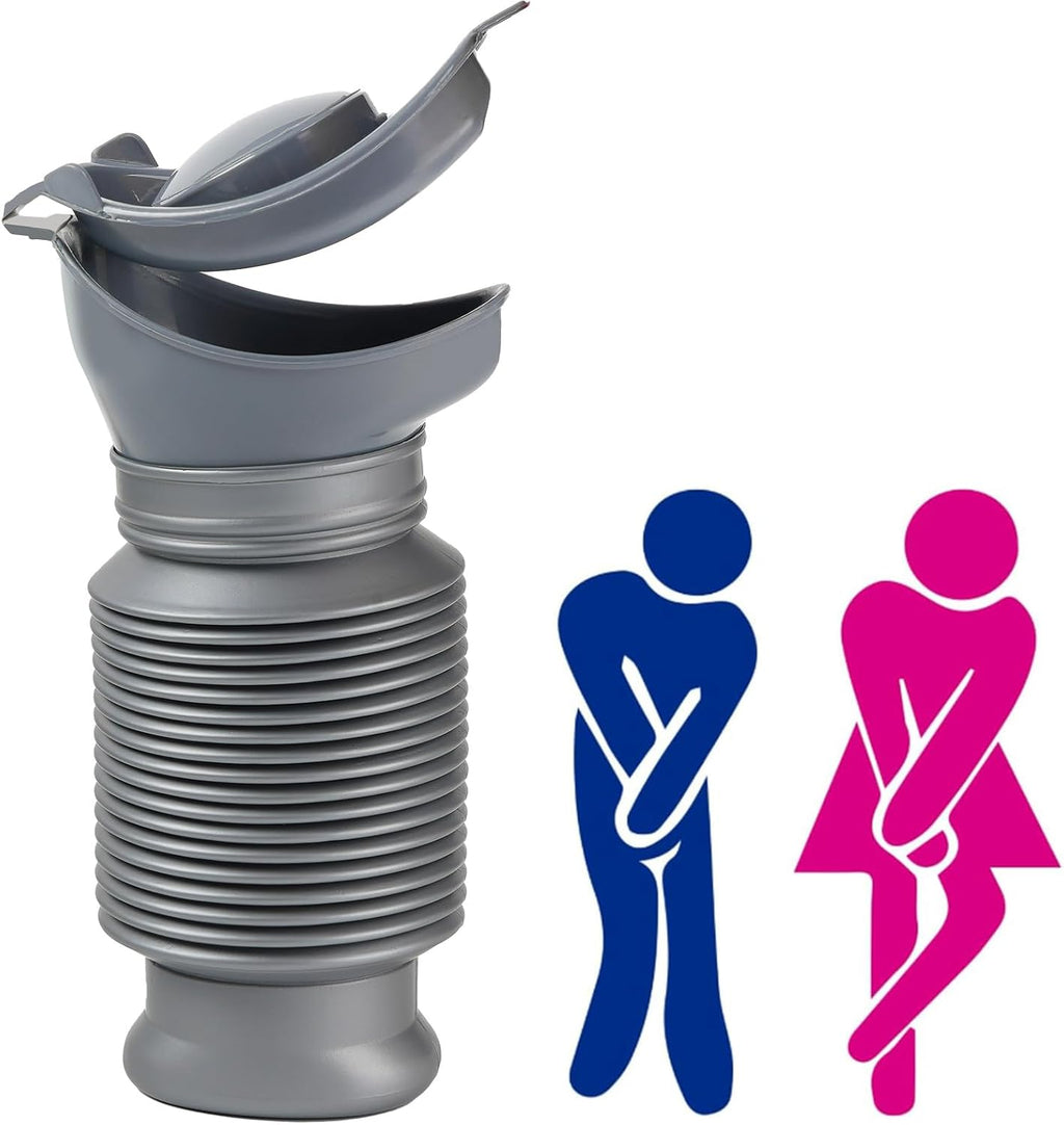 Emergency Urinal, 750ml Portable Reusable Urine Bottle, Emergency Retractable, Universal for Men, Women and Children, Outdoor Emergency Travel