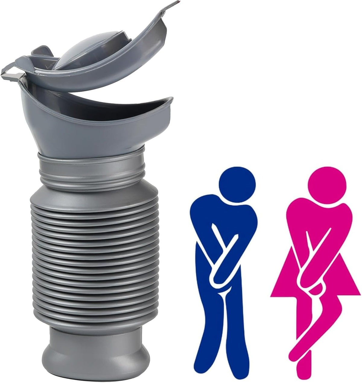 Emergency Urinal, 750ml Portable Reusable Urine Bottle, Emergency Retractable, Universal for Men, Women and Children, Outdoor Emergency Travel