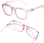 JOO'RTI Anti-Fog Safety Goggles Anti-Blue Light Saftey Glasses Anti-Dust Protective Eyewear for Women and Men