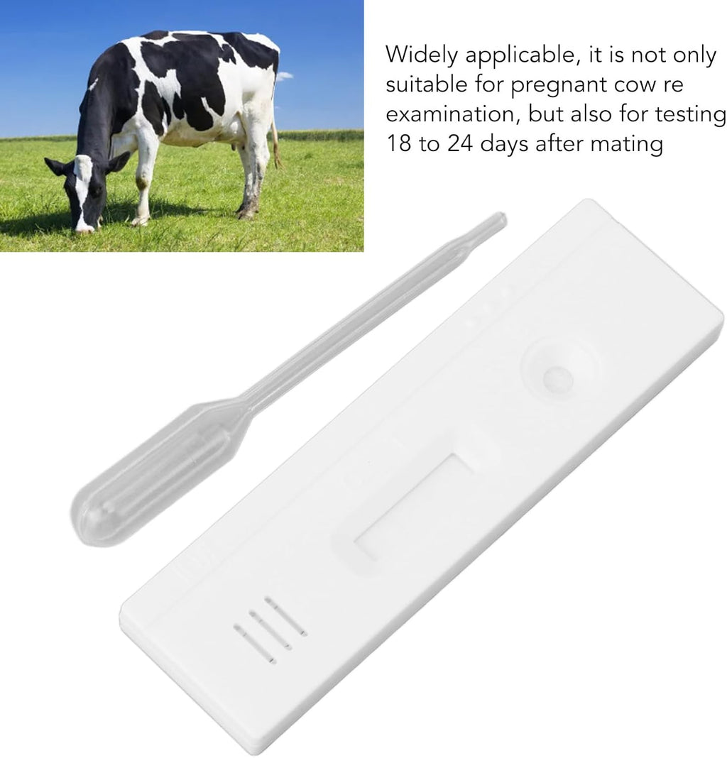 ERYUE Set of 10 Pregnancy Test Strips for Cow, Early Pregnancy Diagnostic Tool, High Accuracy, Quick Detection, Simple Operation