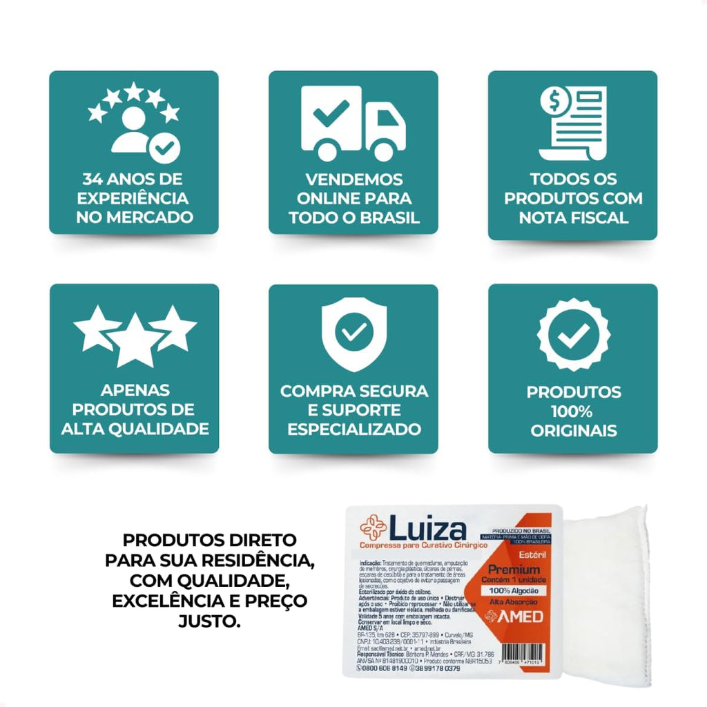 Gauze and Wound Dressings Sterile 10cm 50cm