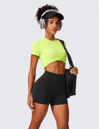 CRZ YOGA Secretsculpt Biker Shorts 4"
