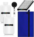 Complete Urine Test Kit of 14 pieces: 2 Portable Empties, 10 Temperature Sensitive Adhesive Test Strips