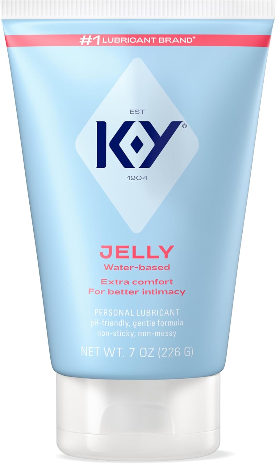 K-Y Jelly Classic Water-Based Personal Lubricant, Water Based Lube Helps Relieve Discomfort, 7 FL OZ