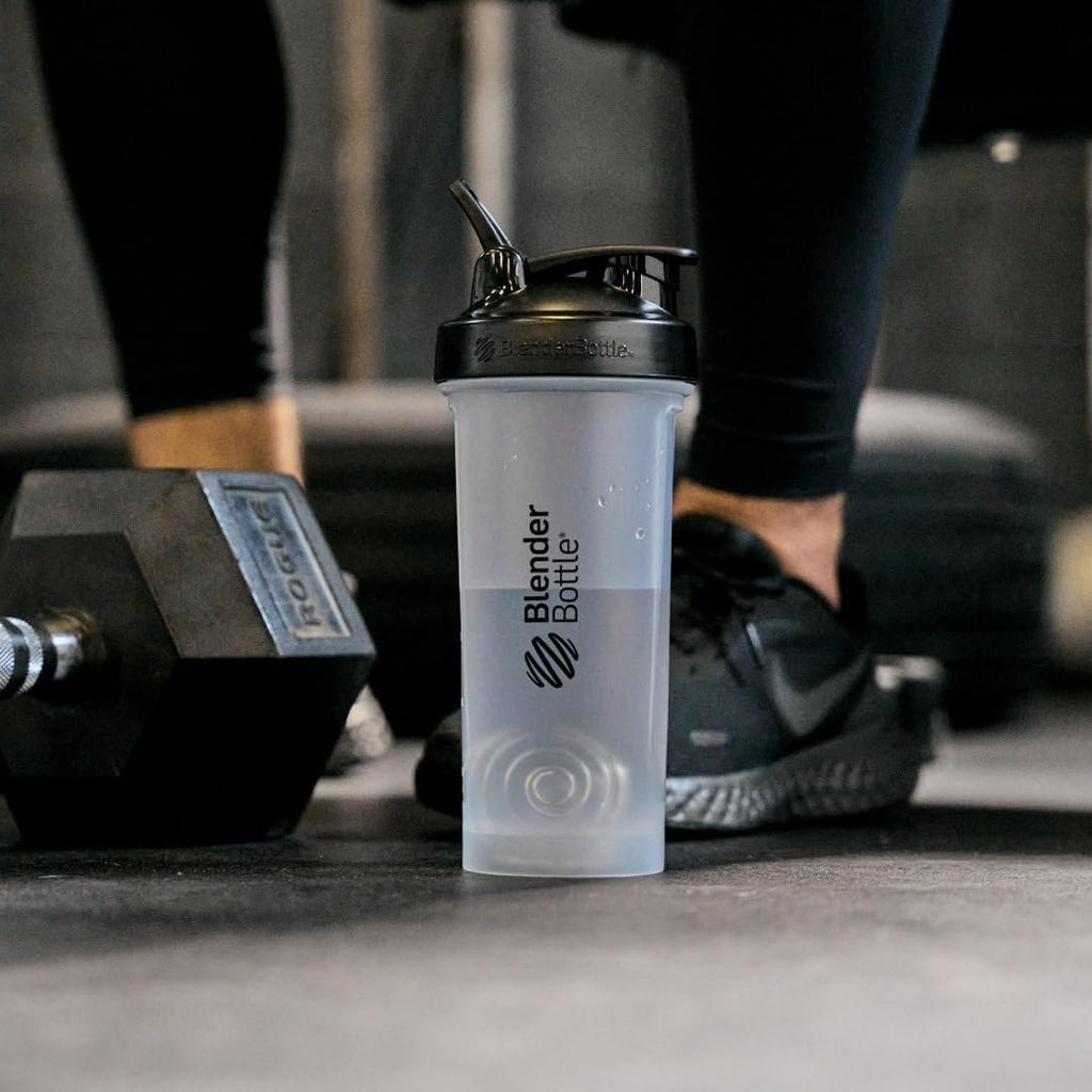 BlenderBottle Classic V2 Plastic Shaker Bottle 28 oz Clear/Black
