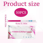Ovulation Test, 50 Pcs Ovulation Test Strips Kit, Ovulation Tests for Women Home Testing, Accurately and High Sensitivity Result Ovulation Test Kit, Easy at Home Ovulation Strips Tracker Predictor