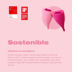 INTIMINA Lily Cup One - Copa Menstrual Plegable Ideal para Principiantes y Adolescentes, Fuchsia