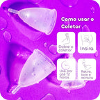 Coletor Menstrual Cups and Discs Sterile