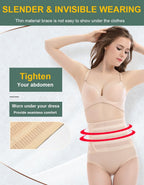 Belly Band Postpartum Belly Wrap, Breathable Abdominal Binder Post Surgery, Adjustable Waist Trainer for Women Lower Belly Fat, C Section Abdominal Binder Hernia Belt Back Support Belt for Women (X-Large)