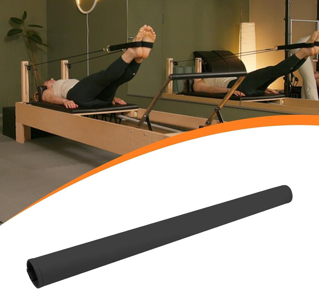 Menolana Bar Cover PU Leather Wear Resistant Bar Protector Handrail Cover Footrest Sleeve for Pilates Reformer Exercise Home Gym