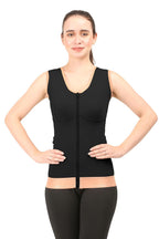 Post Liposuction Medical Compression Vest for Women || HIGH COMPRESSION || Cotton Fabric || Breast and 360 Degree Abdomen Compression || Surgical Recovery Supporter