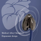 Classic Stethoscope Single Head Black Blue Stethoscope for Nurses