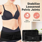 Postpartum Belly Belt for Women - 3 in 1 Tummy Tucker | Waist, Pelvis & Back Support | Fat Slimming Shapewear After Delivery & C-Section | Adjustable Fit 30-46” (Made in India)