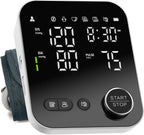 NOUYAN Blood Pressure Monitor Upper Arm Machine BP Cuff with Storage Bag | FDA Cleared, Adjustable 8.7-16.5 inch cuff for home use, 2x120 memory, Intelligent voice broadcast, Large LED display