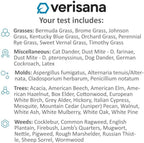 Indoor & Outdoor Allergy Test – 48 Airborne Allergens – Spores & Pollens Home-to-Lab Screening – Ages 18+ – Verisana