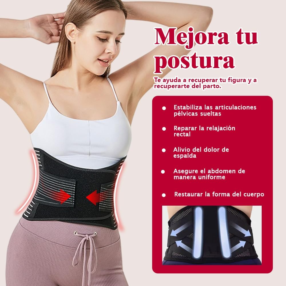Postpartum Abdominal Recovery Belt, Belts, Recovery Belt with Double Adjustment Straps, Waist Shaper, Lumbar Belt for Women, Breathable, Abdominal Belt