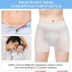 ACWOO Disposable Postpartum Panties – Set of 10 Mesh Panties for Maternity and Recovery, Underwear with Elastic Fabric
