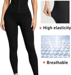High Waist Tummy Control Yoga Pants Compression Leggings for Women Black Workout Butt Lifting Gym Scrunch Waist Trainer