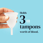 Mooncup® Original Silicone Menstrual Cup, Reusable, Ultra Soft and Easy Placement, Ideal for Abundant Flows, Size B, Under 30 Years (Pack of 1)