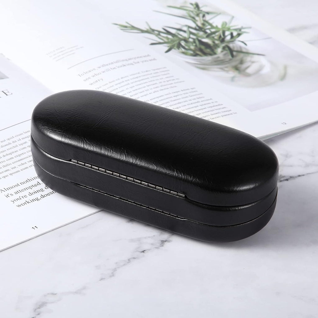 AITIME 2 in 1 Contact Lens and Glasses Case Combo,Contact Travel Case Kit | Double Sided Eye Contact Case with Remover Tool,Storage Organizer Accessories,Cute Eyeglasses Case with Contact Holder
