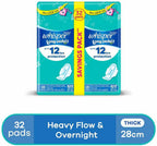 Whisper Wings Heavy Flow Pads 32pk Super Value Pack