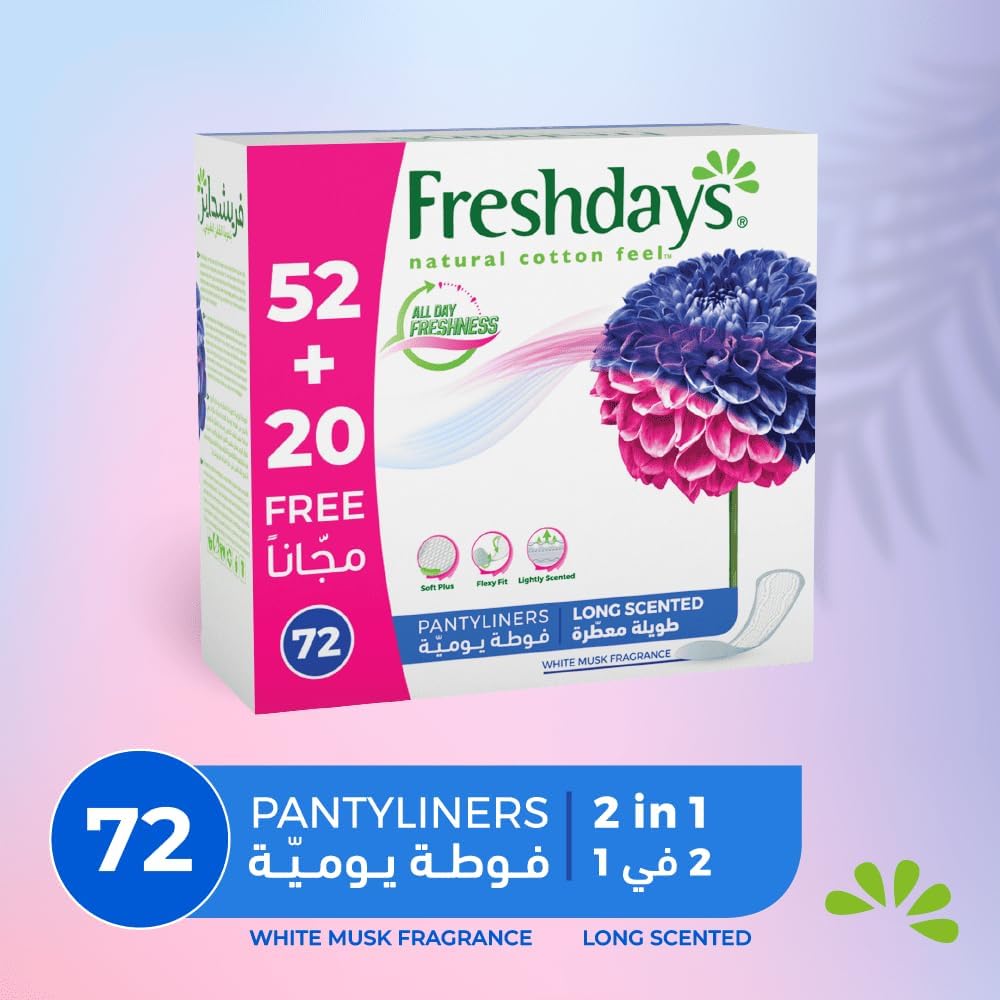 Panty Liners 72 pads