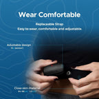 HS500 Heart Rate Monitor, Heart Rate Sensor Chest Strap, Protocol ANT+/Bluetooth, 800h Battery, IP67 Waterproof, Compatible with iOS/Android APPs