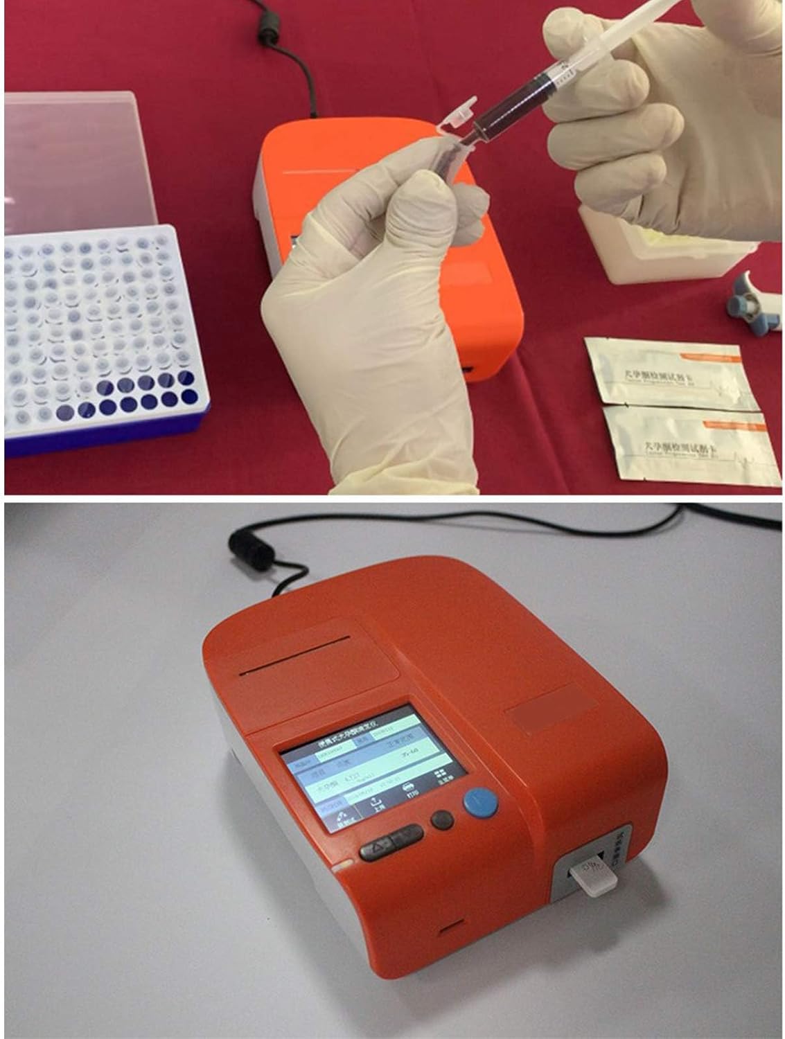 Dog Pregnancy Test Kit, Professional Portable Detector with 100 Test Strips, Early Detection for Dogs, Fast and Accurate Results for Breeders and Veterinarians