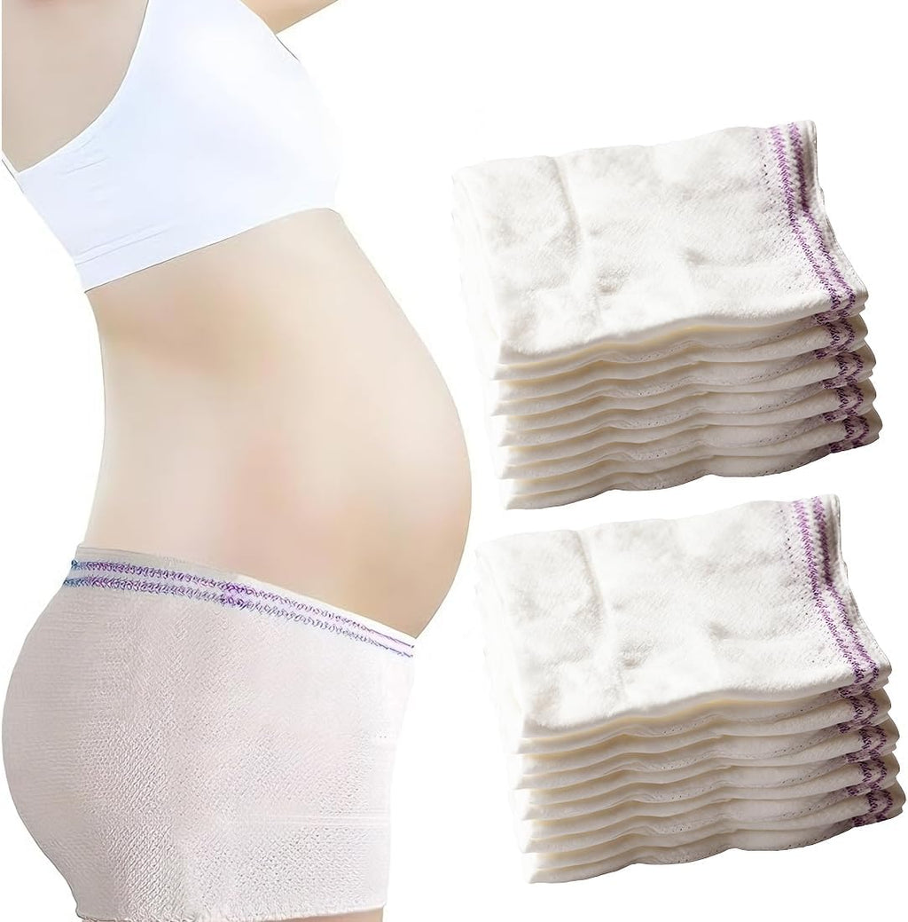 Disposable Postpartum Underwear 10 Pack Suitable for Pregnancy, Postpartum, C-section and Urinary Incontinence, B