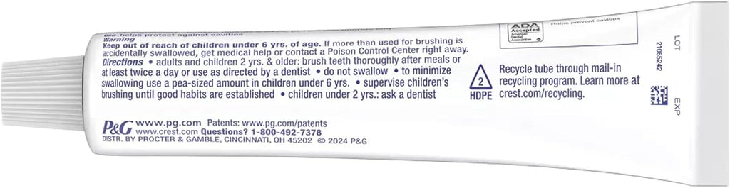 Crest Toothpaste 8.2 Ounce Cavity Protection Regular (Pack of 2)