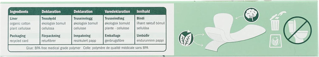 Natracare Ultra Thin Organic Cotton Panty Liner, 22 Liners