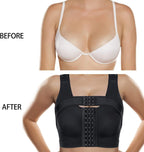 KUMAYES Postoperative Sports Bra, Front Closure Sports Bra for Post Operative with Back Support Running Seamless Yoga Fitness