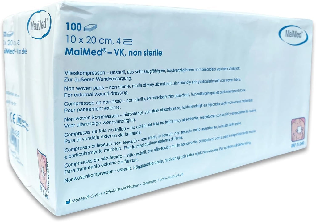 Unsterile Wound Dressings and Gauze Sterile 20 cm 100 pieces