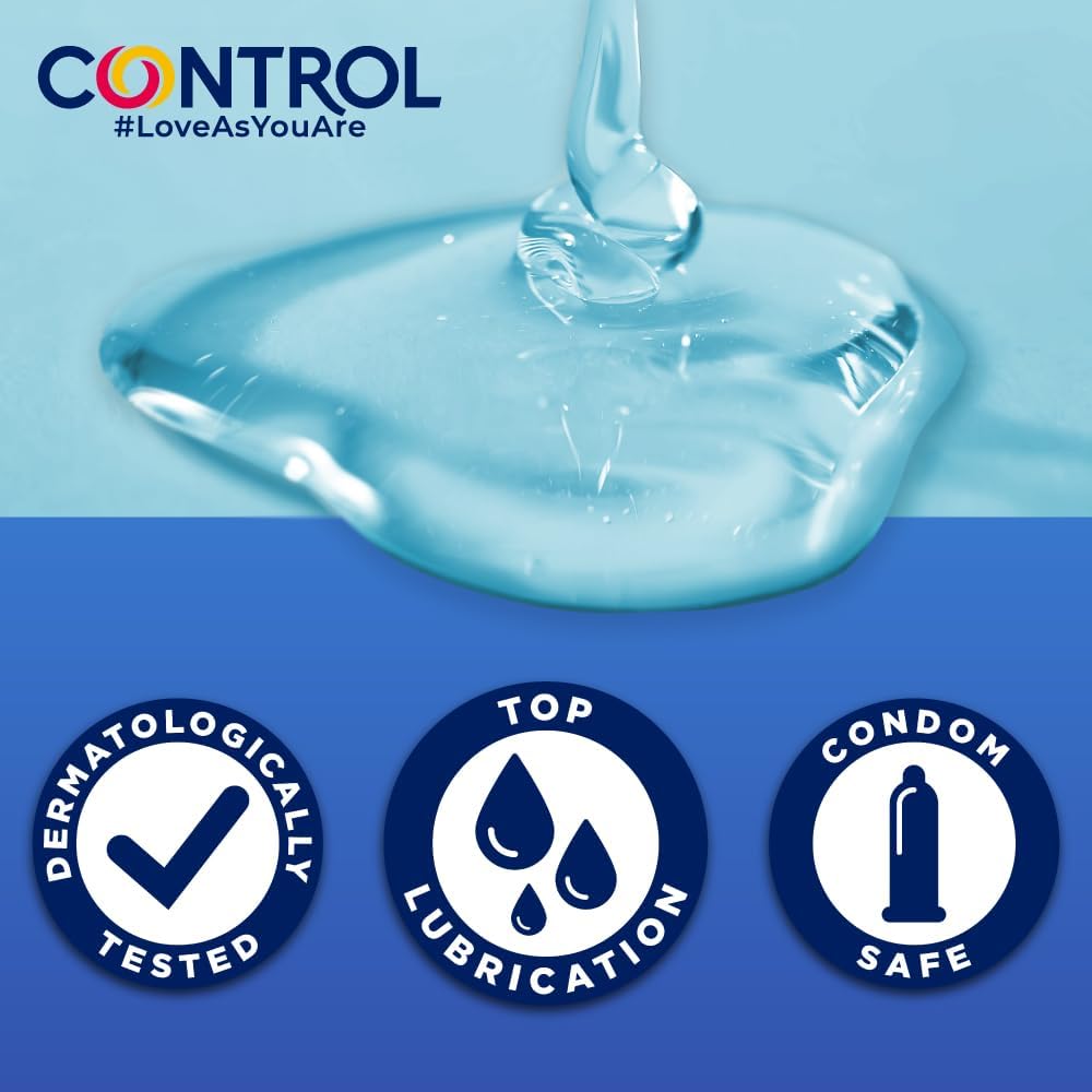 Control Mediterranean Sea Gel 2in1 – Body Massage Gel with Citrus and Sandalwood Aroma – 200 ml – Water-Based – Condom Compatible – Moisturizing – Hypoallergenic.