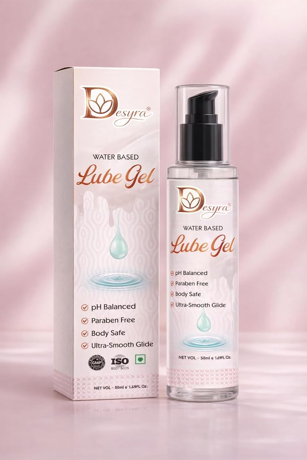 Water-Based Lubricant for Men & Women, pH Balanced | Non-Sticky Formula | Natural Ingredients (50 ML)