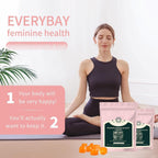 Feminine Balance Gummies – Vaginal Probiotics & Probiotics for Women – Vegan, Low Sugar, Gluten-Free – Pineapple Flavor – 60 Gummie