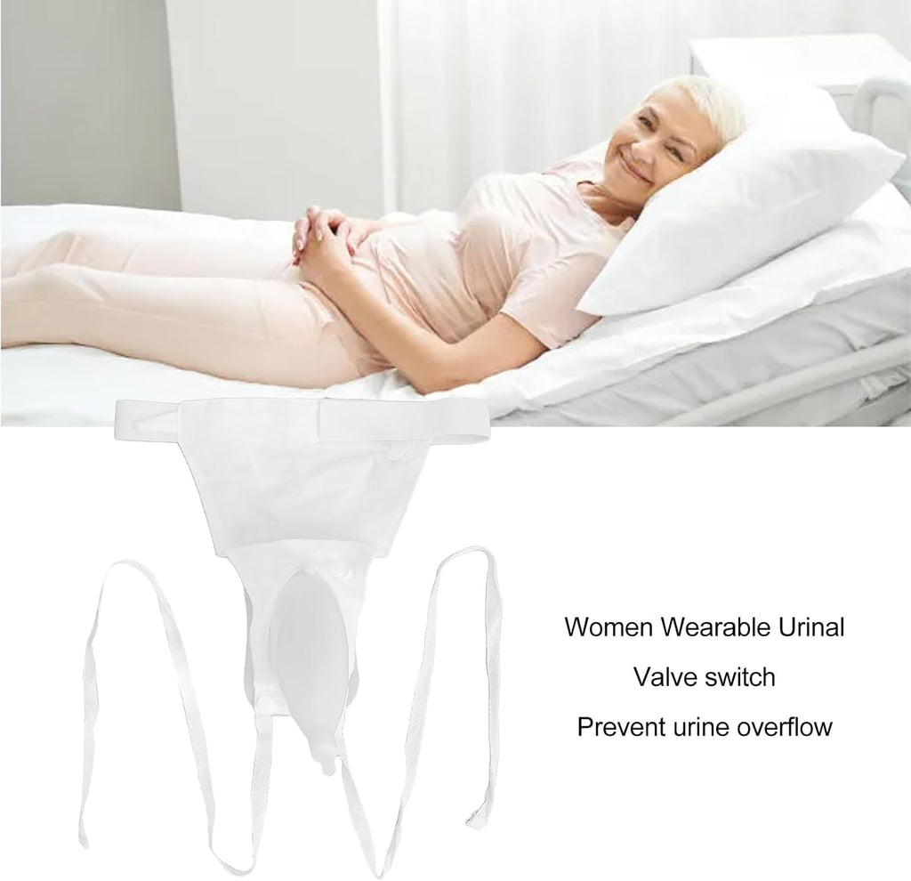 Urine Collector, Reusable Silicone Female Urinal Bag, Usable Urinal For Women, Spill Proof, Comfortable Reusable Silicone Urine Collection Bags For People