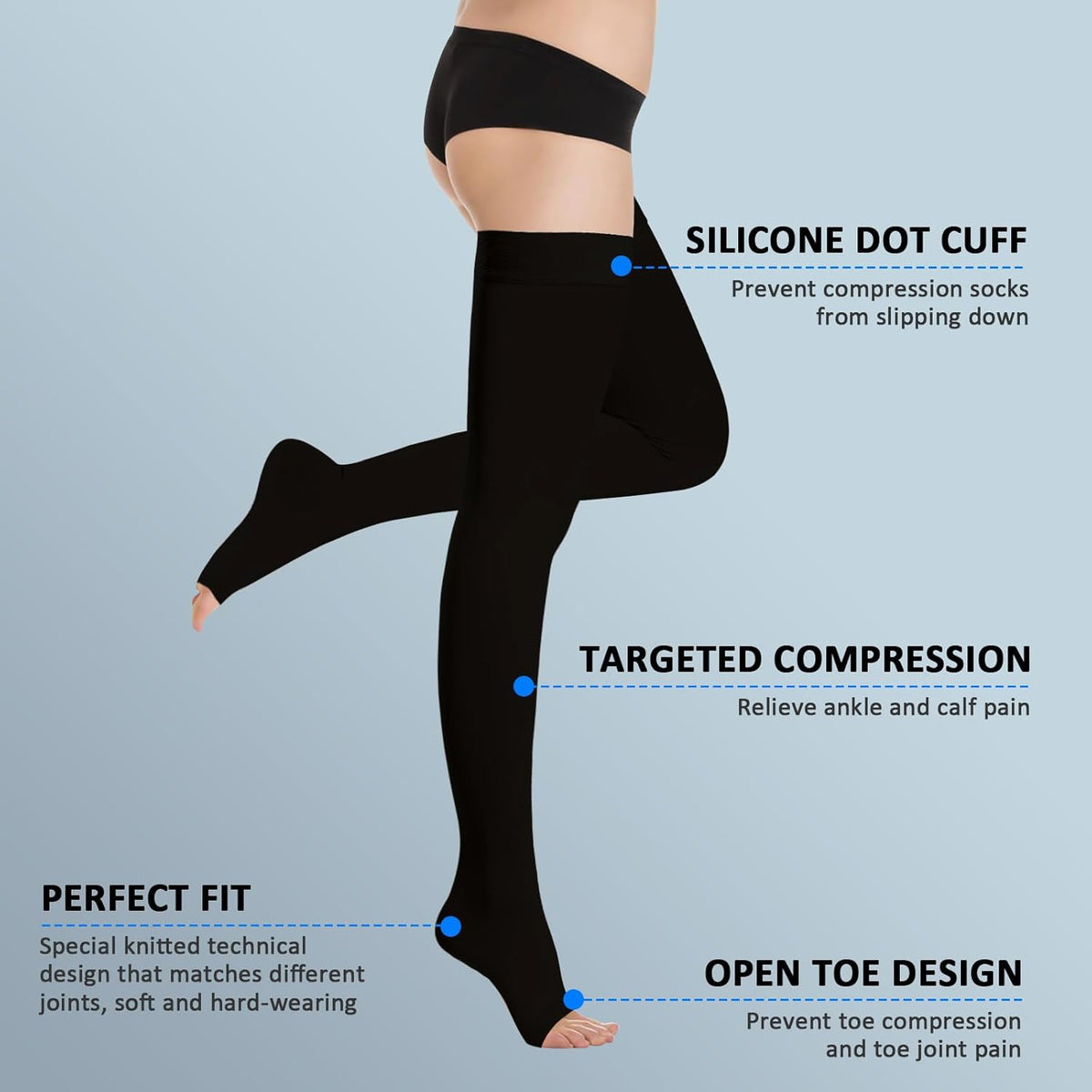 Compression Socks Silicone 30 mm