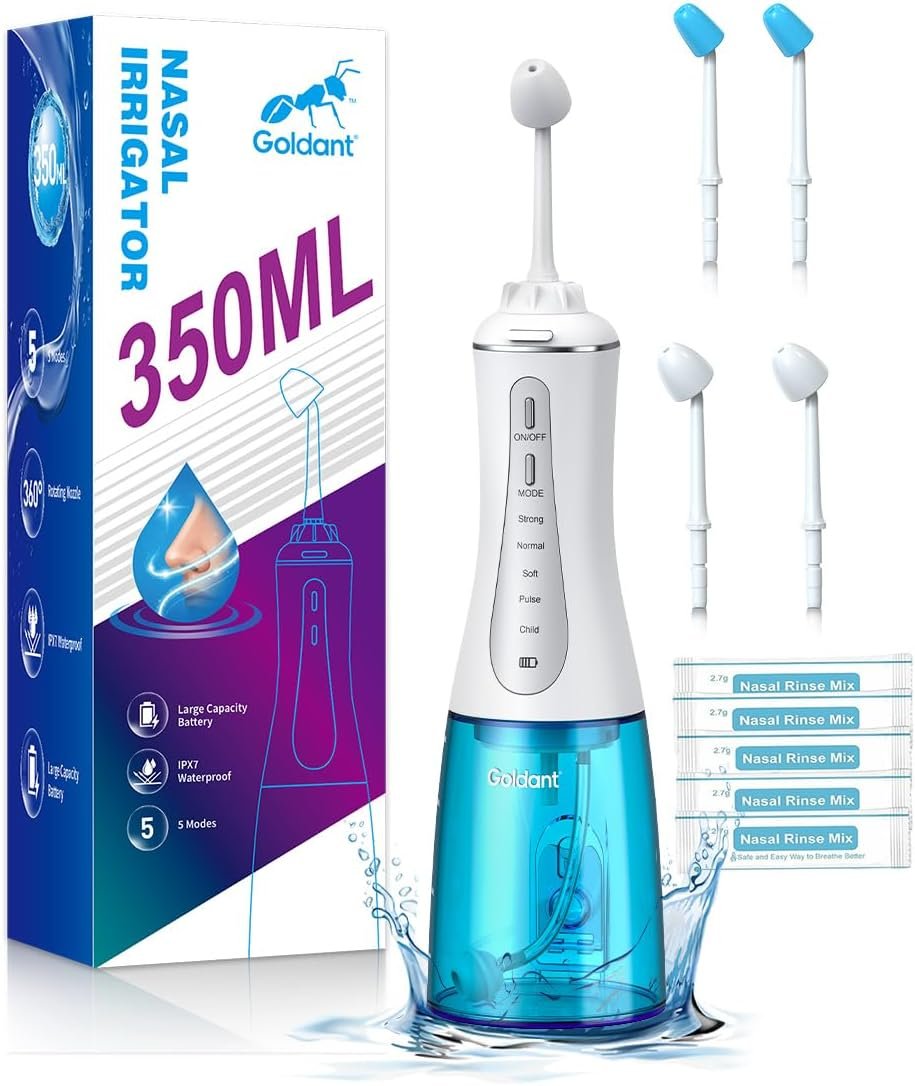 350ML Nasal Irrigation System, Neti Pot Sinus Rinse Kit