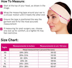 LIPOELASTIC PU 03 Unisex Post Surgery Compression Band, Self-Closing Otoplasty Headband, Comfort Ear Bandage (Black, Small)
