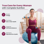Neuherbs Multivitamin Tablets for Women 60 Count | True Vitamin Women Multivitamin with Vitamin C, B12, D, Iron, Zinc & Magnesium | Supports Energy, Skin, Hair & Overall Health