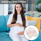 4pcs Reusable Cotton Menstrual Pads for Women, Soft Breathable Cloth Panty Liners Panty Liners Washable Period Sanitary Pads for Pregnancy Postpartum Use