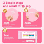 Easy@Home 5 Pack Vaginal pH Test Strip for Women, Yeast Infection & BV Test | Bacterial Vaginosis Testing Kit for Women with Swabs, Feminine pH Balance Health Tests, at Home pH Level Tester #EVPH-S