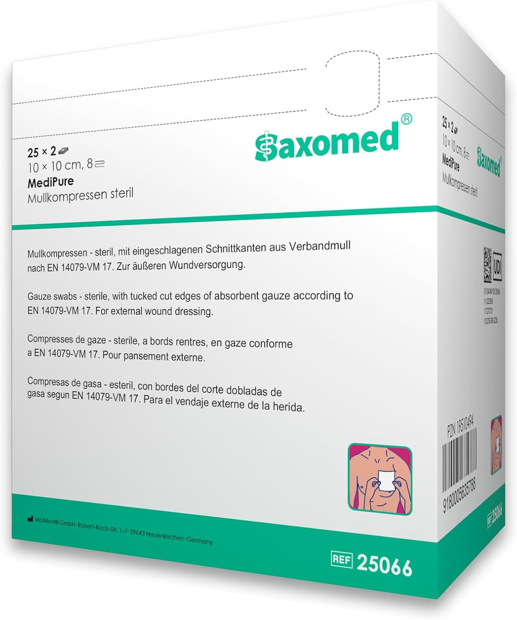 Wound Dressings and Gauze Sterile 10 cm 50 pieces